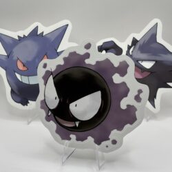 Gastly, Haunter, Gengar Sticker Set