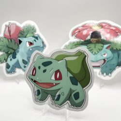 Bulbasaur, Ivysaur, Venusaur 4" Sticker Set